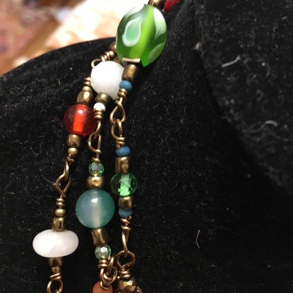 Triple strand necklace - Picture 6 of 8